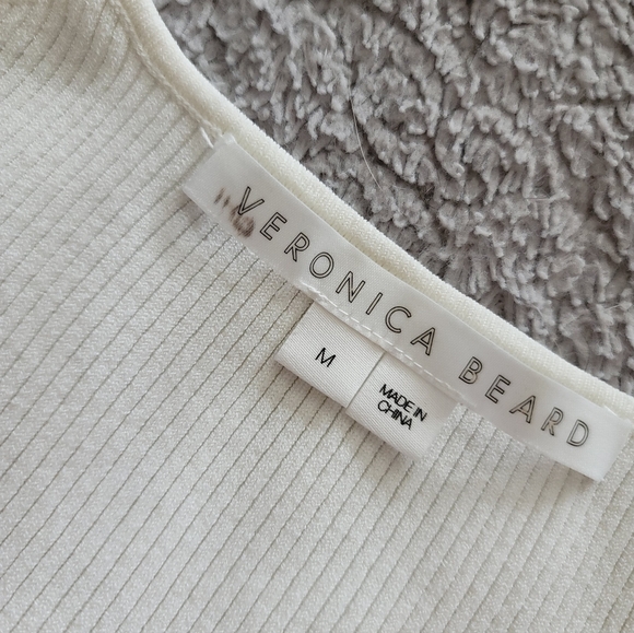 Veronica Beard Gladys Ribbed Pullover - M - Picture 4 of 8